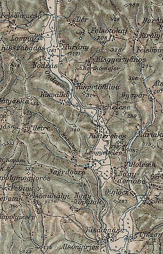 Domaa - mapa 1910